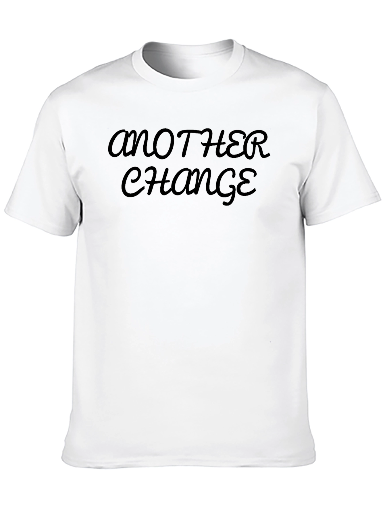 Another Change Black Crew Neck T-Shirt