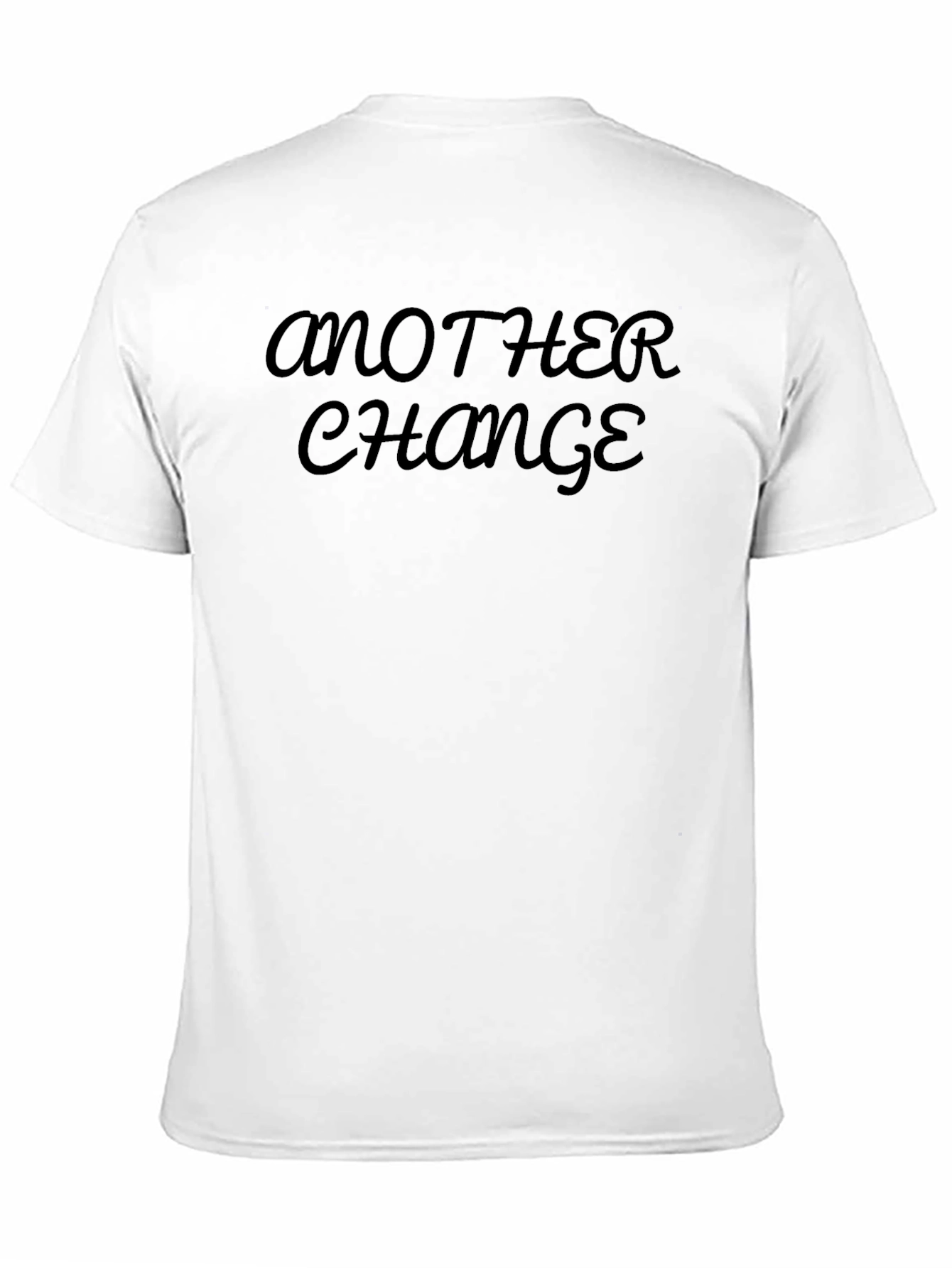 Another Change Black Crew Neck T-Shirt