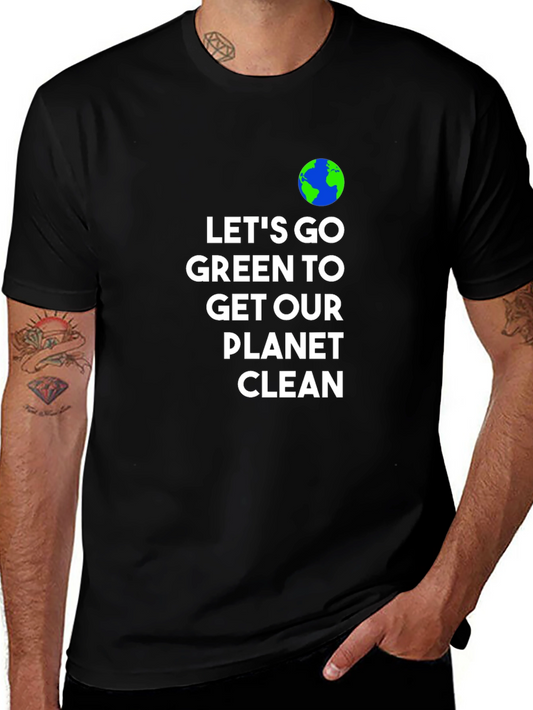 Go Green Planet Clean Graphic Tee