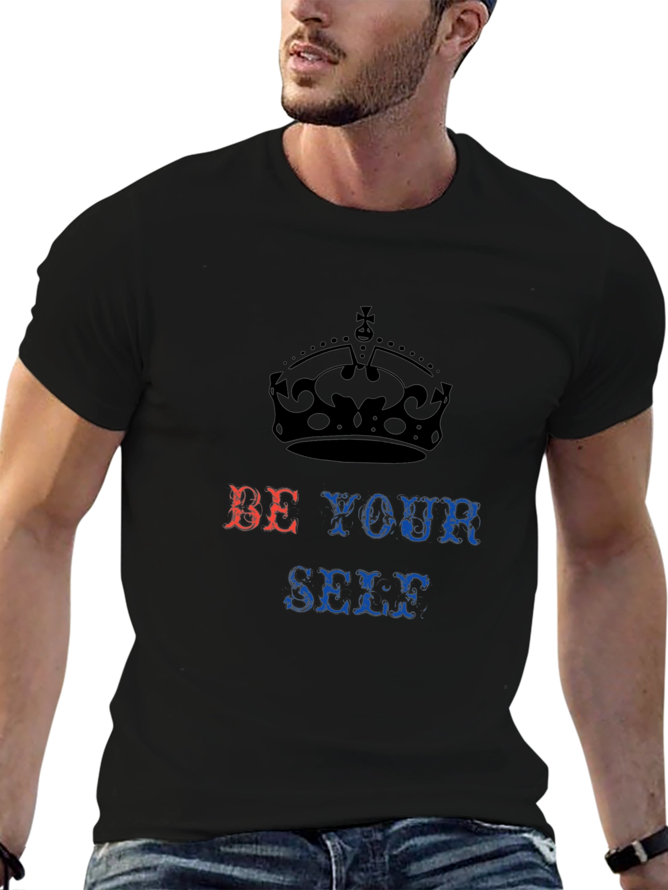 Be Yourself T-Shirt Crown Design