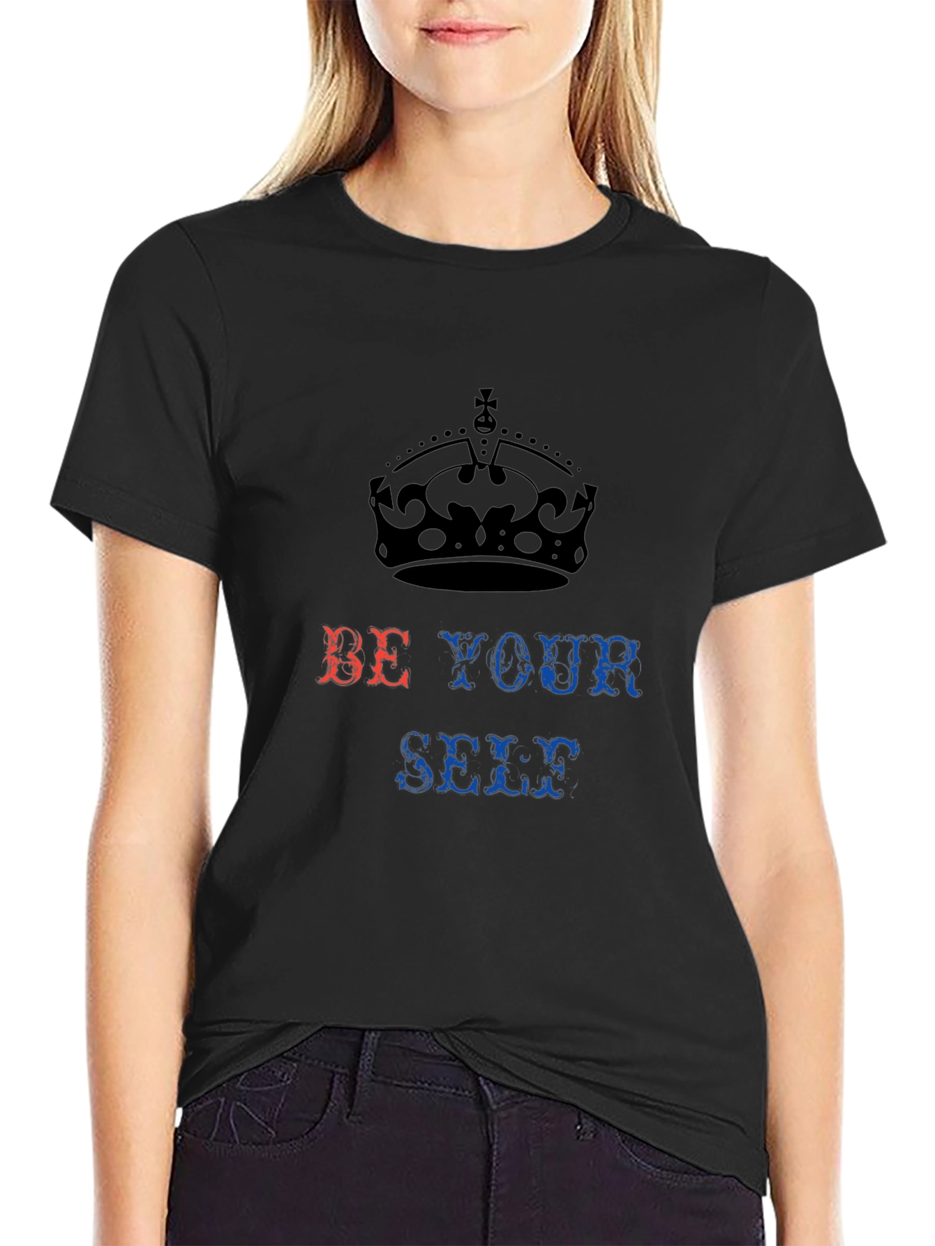 Be Yourself T-Shirt Crown Design