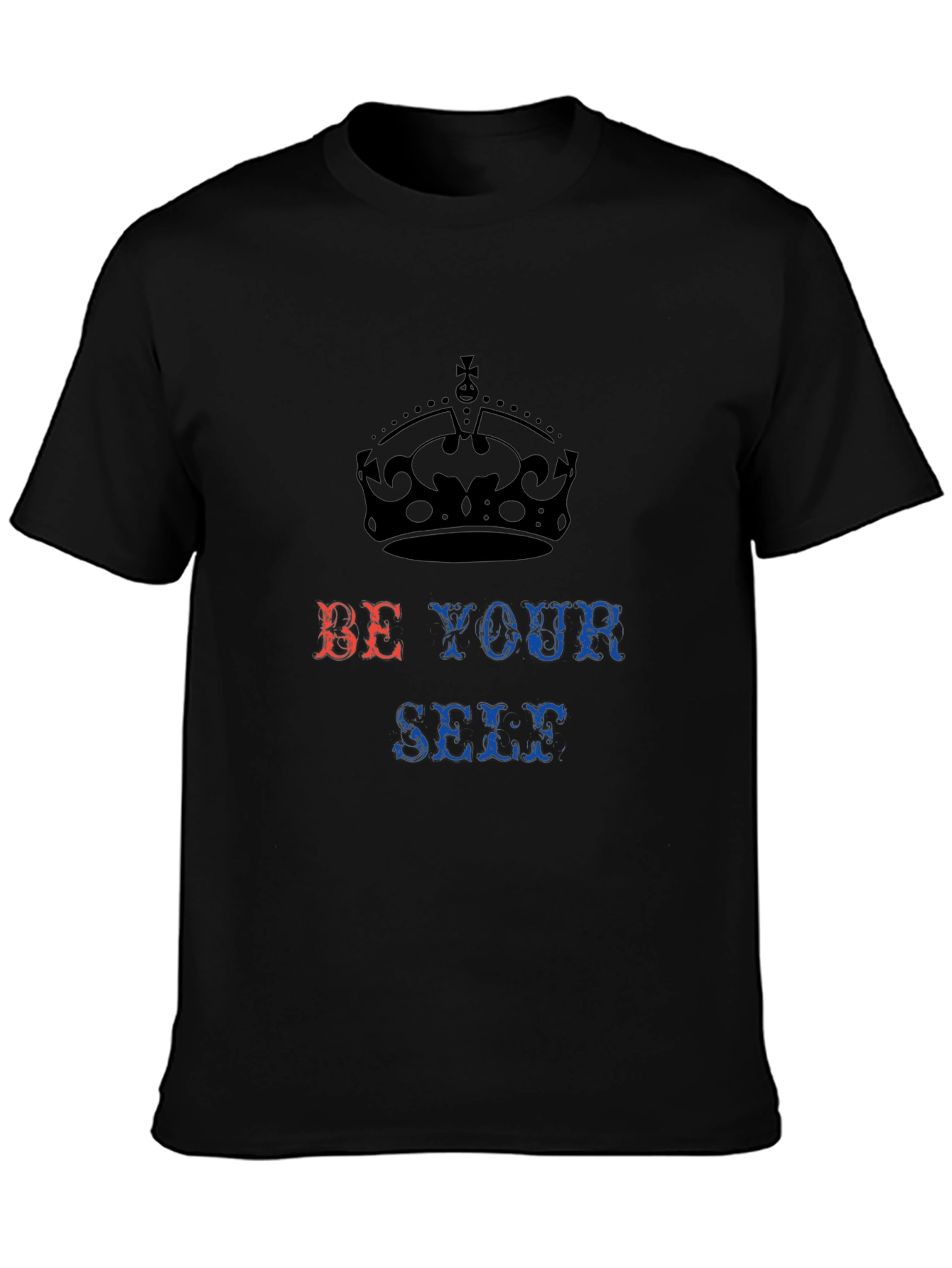 Be Yourself T-Shirt Crown Design