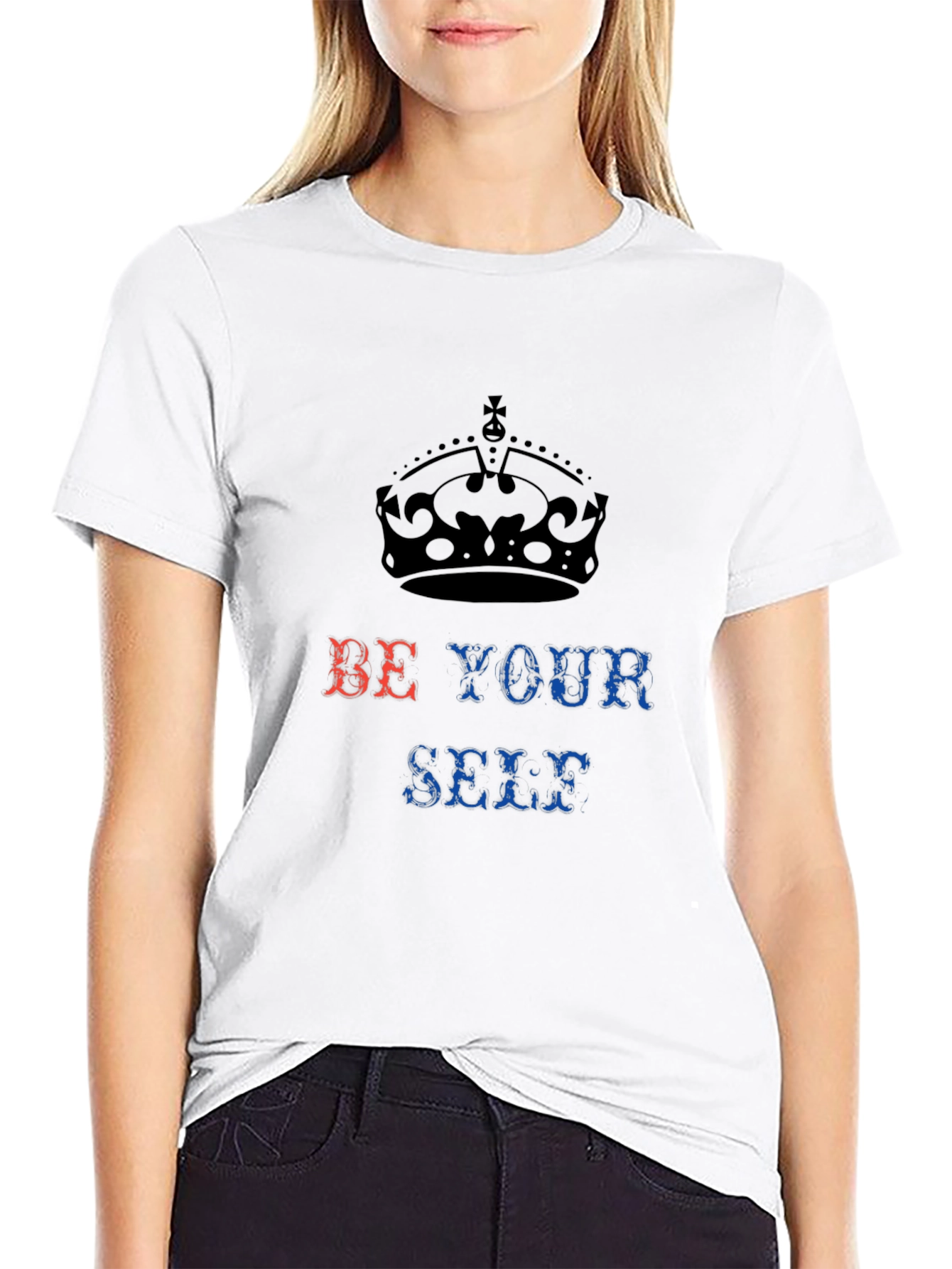 Be Yourself T-Shirt Crown Design