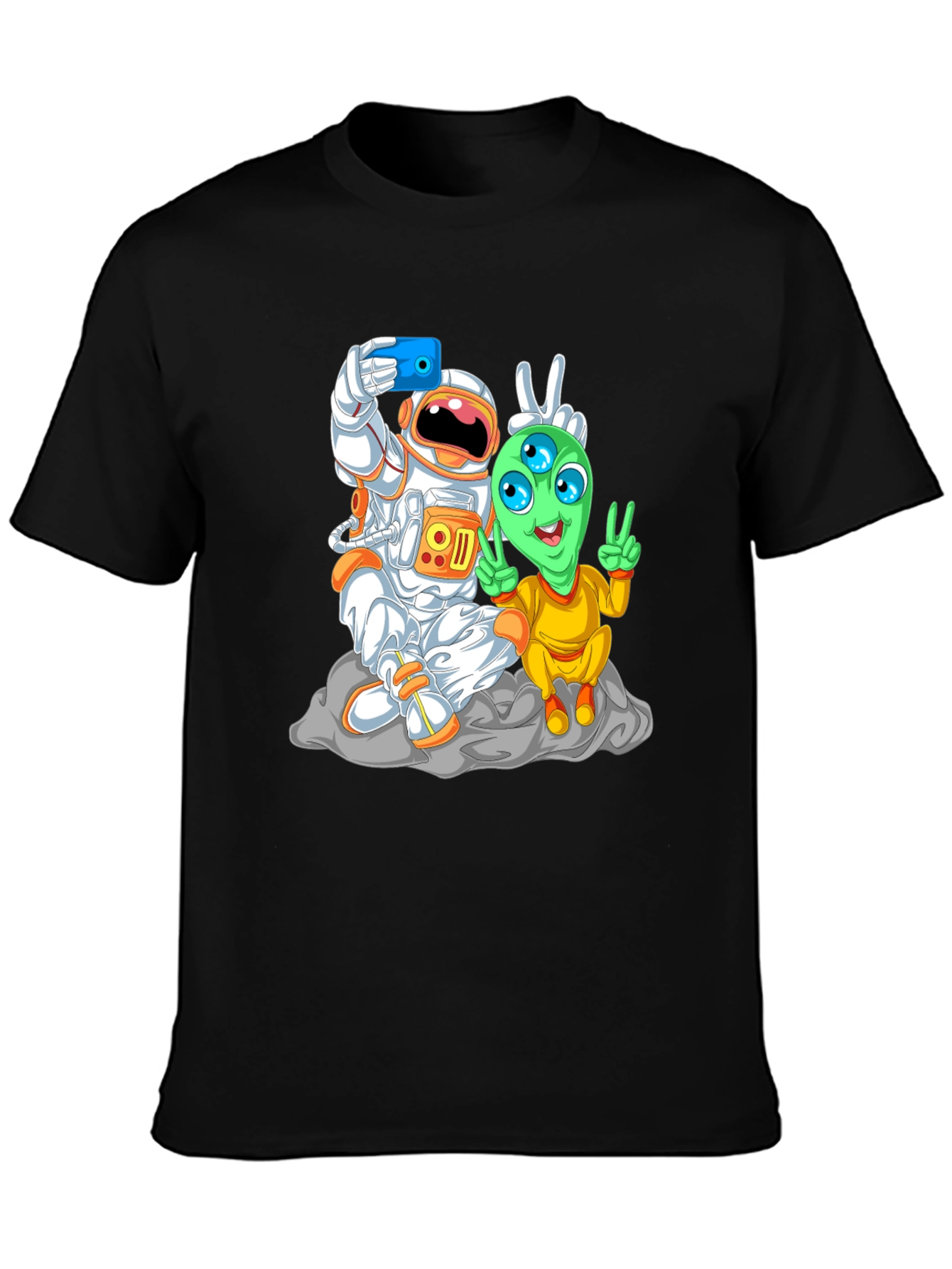 Astronaut & Alien Selfie T-Shirt