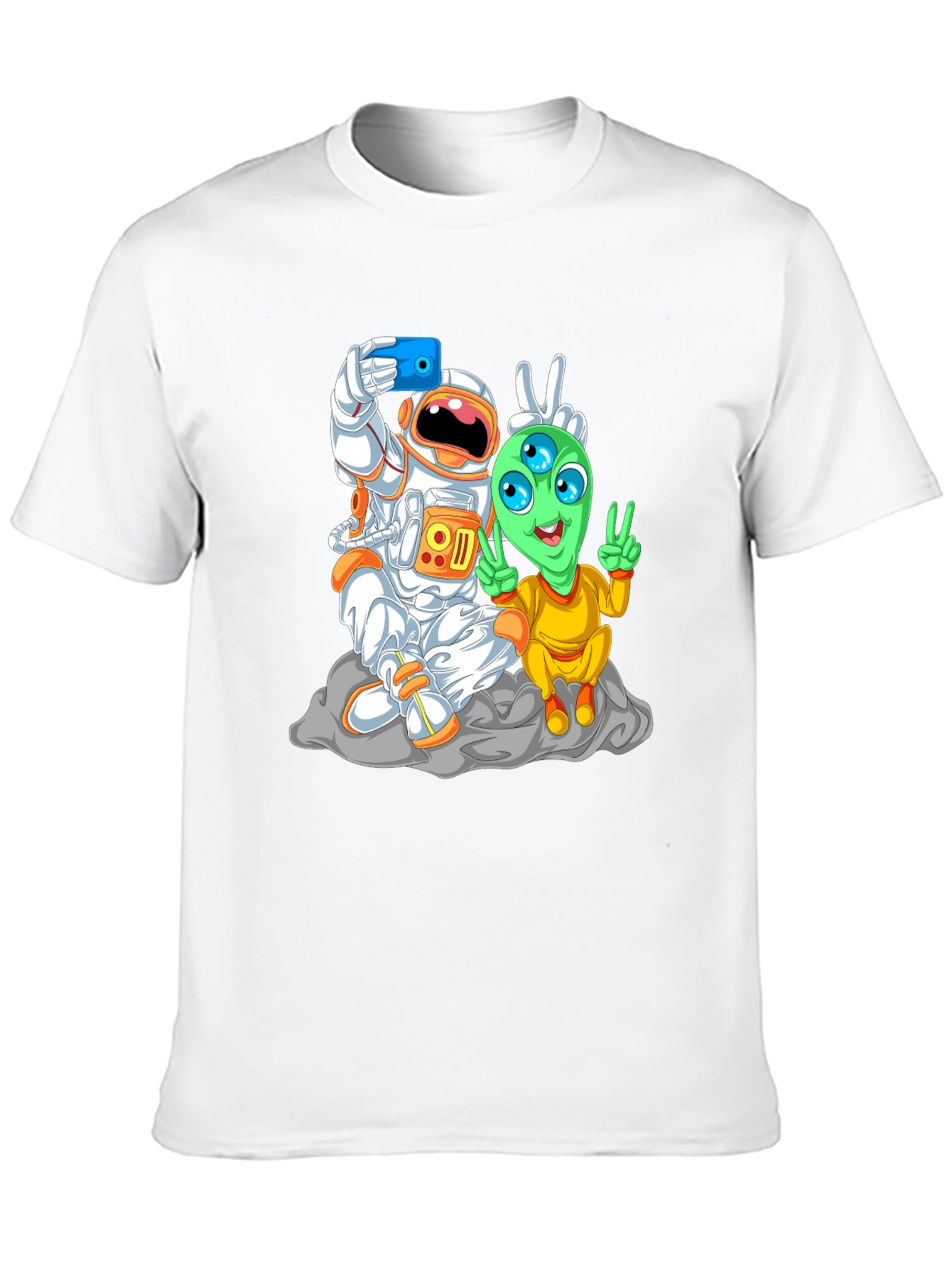 Astronaut & Alien Selfie T-Shirt