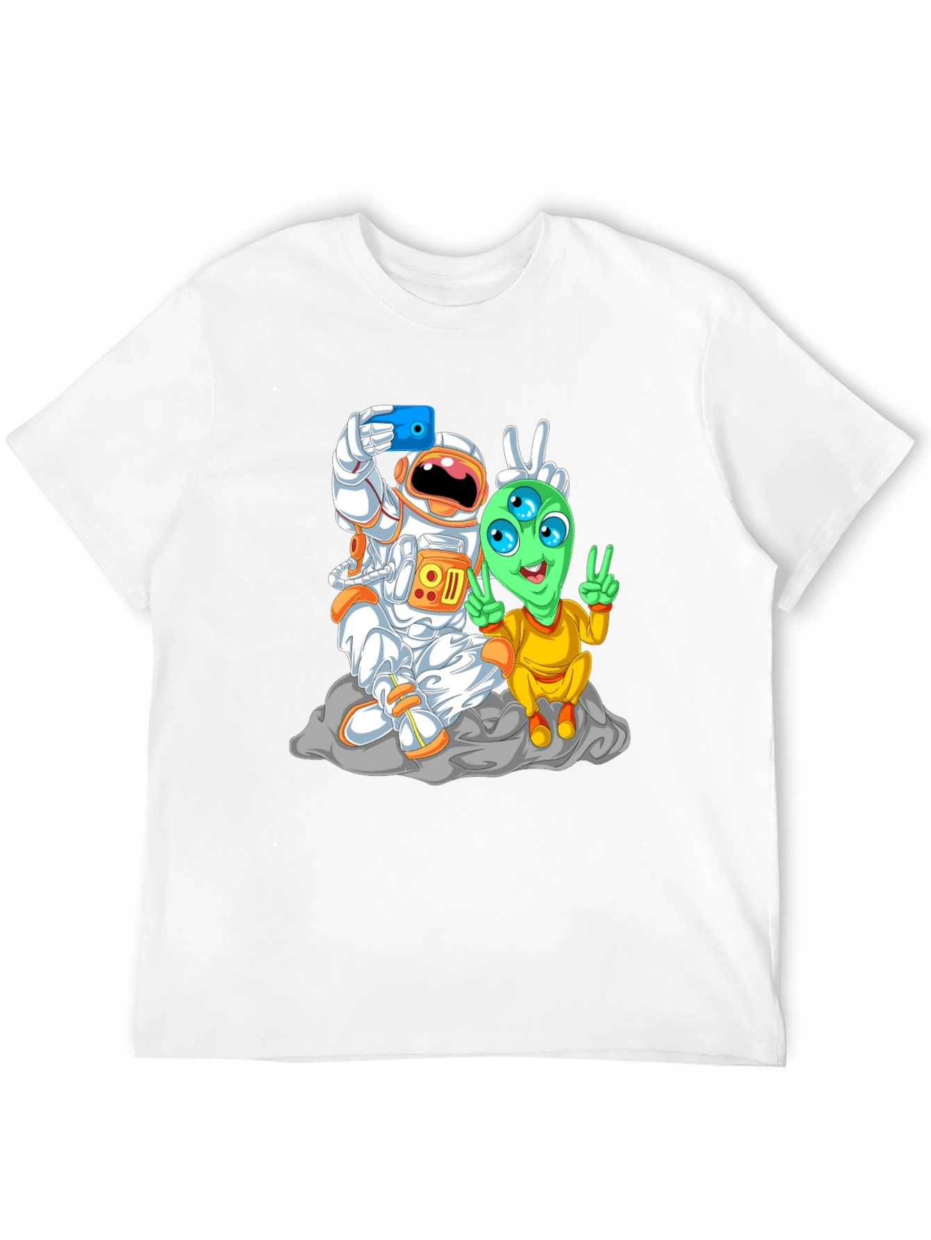 Astronaut & Alien Selfie T-Shirt