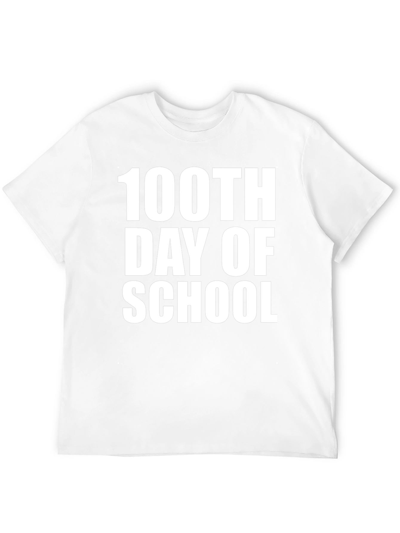 100th Day of School Black T-Shirt