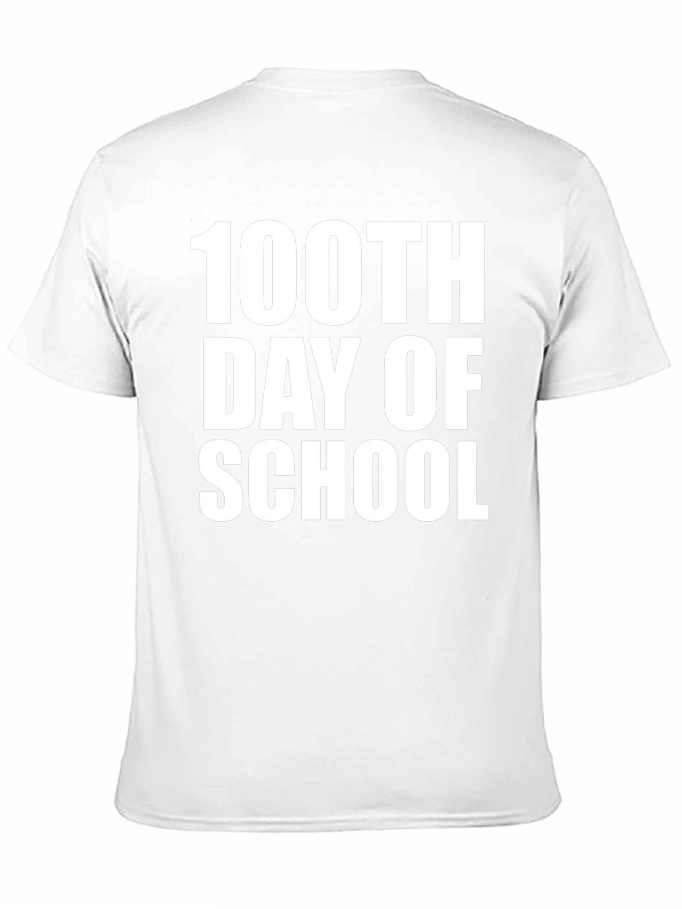 100th Day of School Black T-Shirt