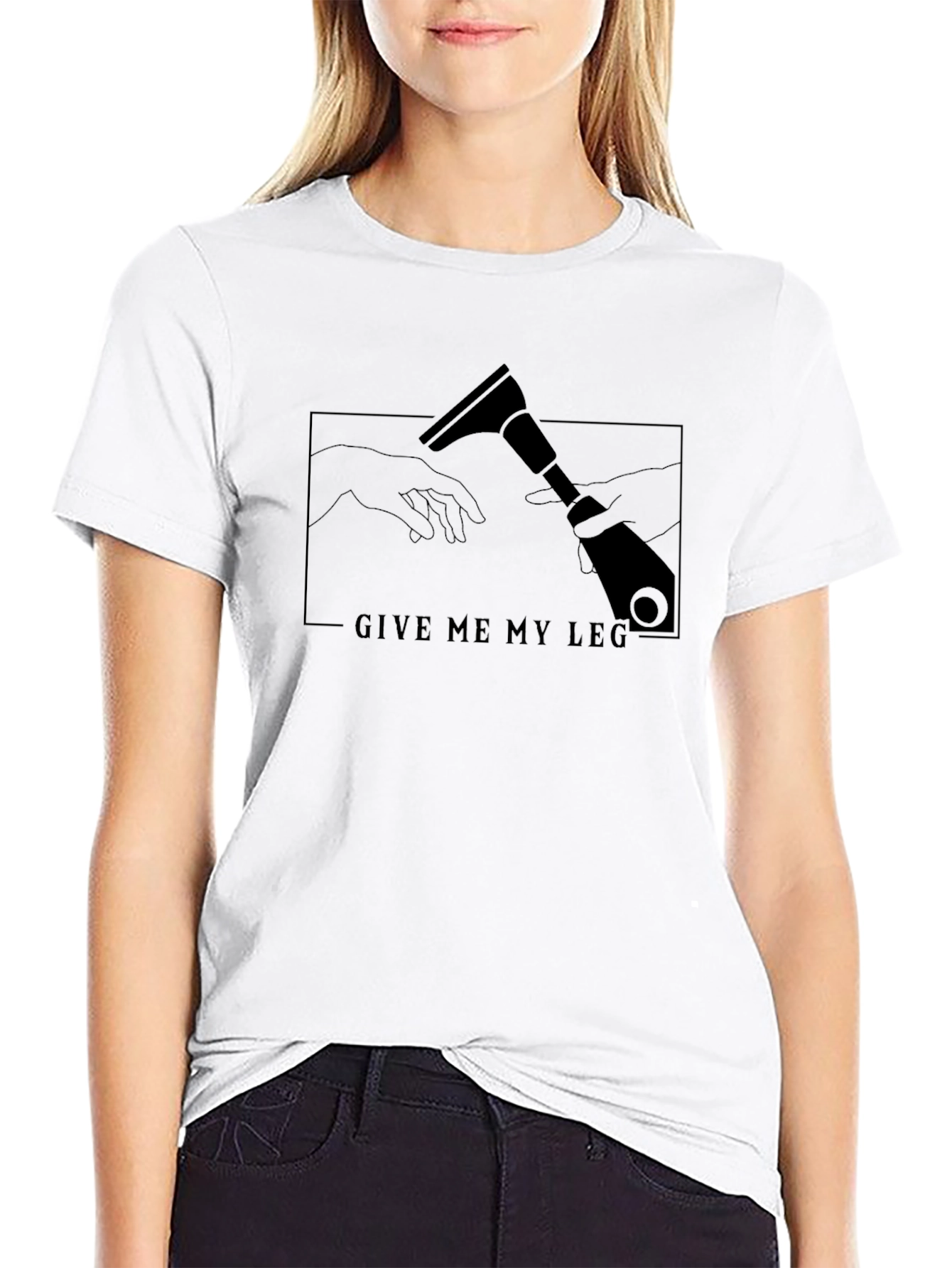 Give Me My Leg Graphic T-Shirt