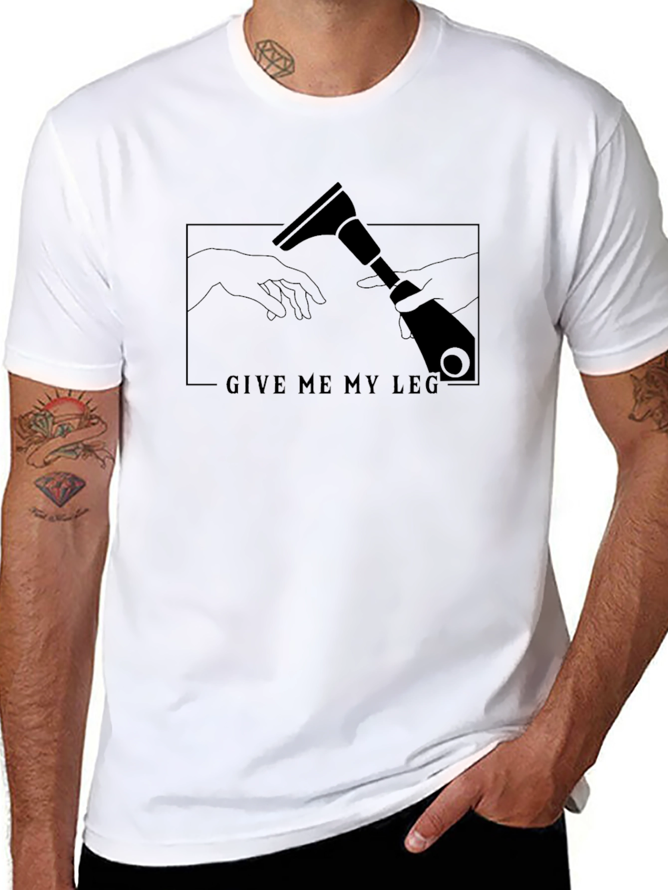 Give Me My Leg Graphic T-Shirt