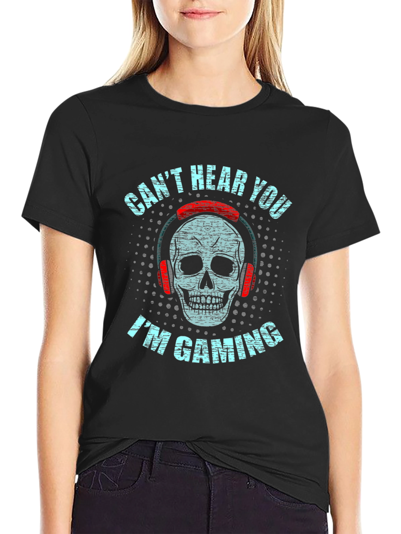 Gaming Skull Graphic Tee