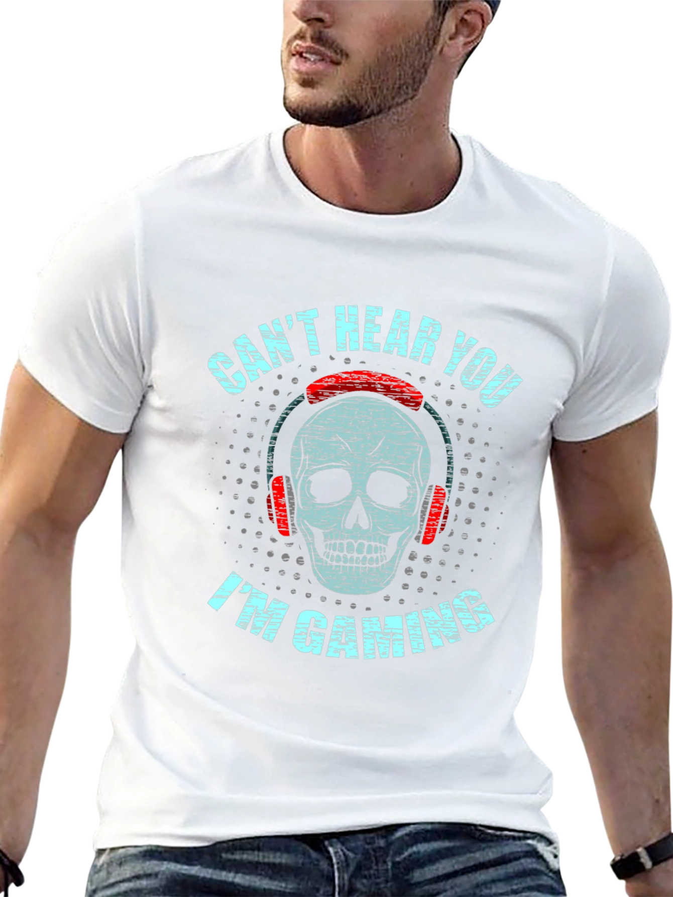 Gaming Skull Graphic Tee