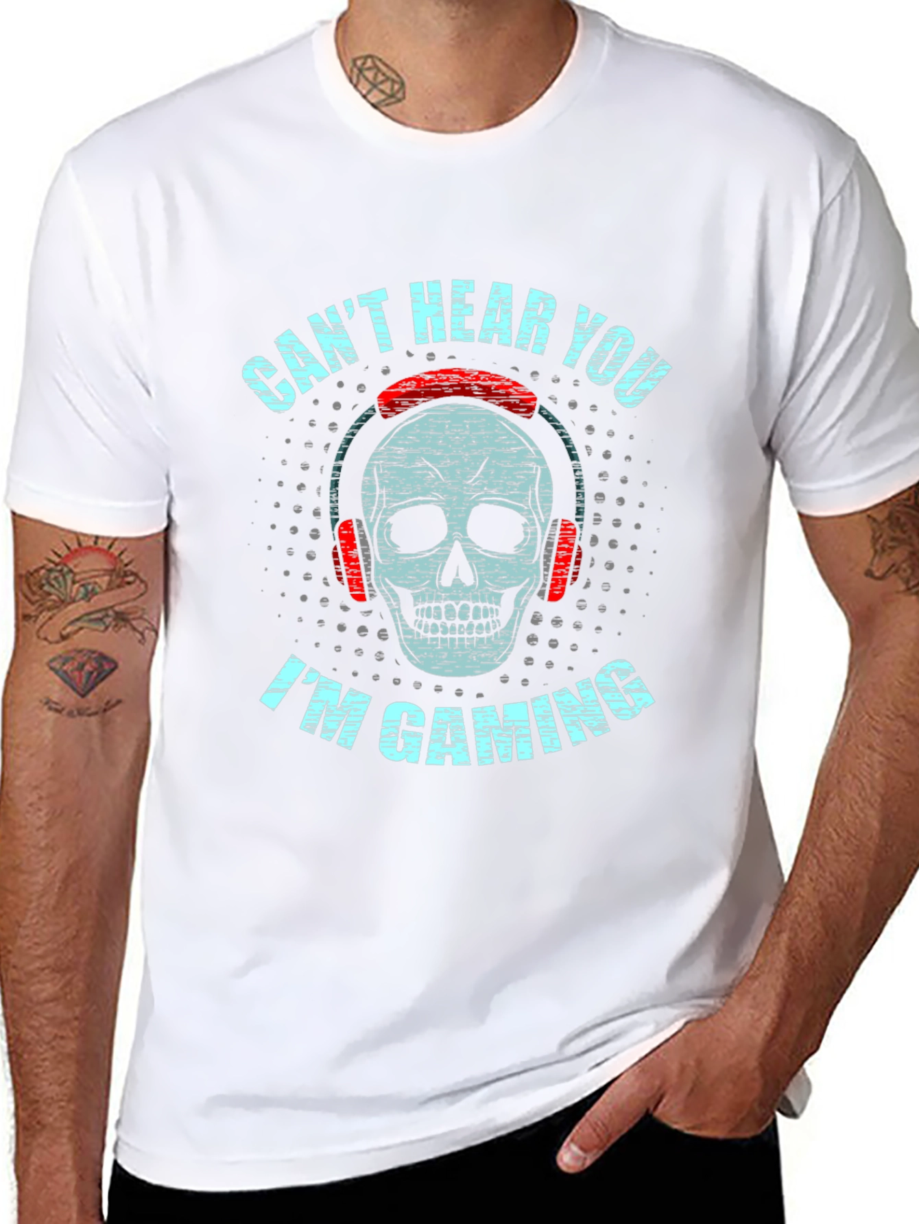 Gaming Skull Graphic Tee