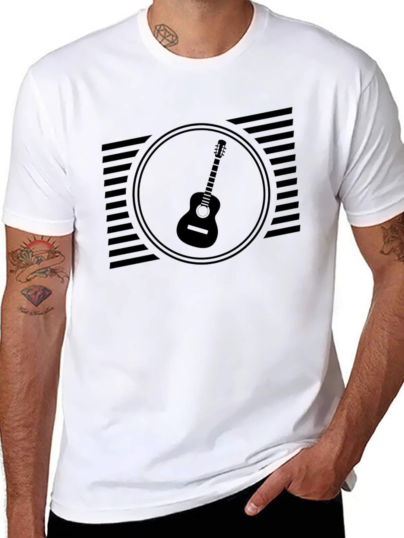 Guitar Graphic T-Shirt - Music Lover Tee