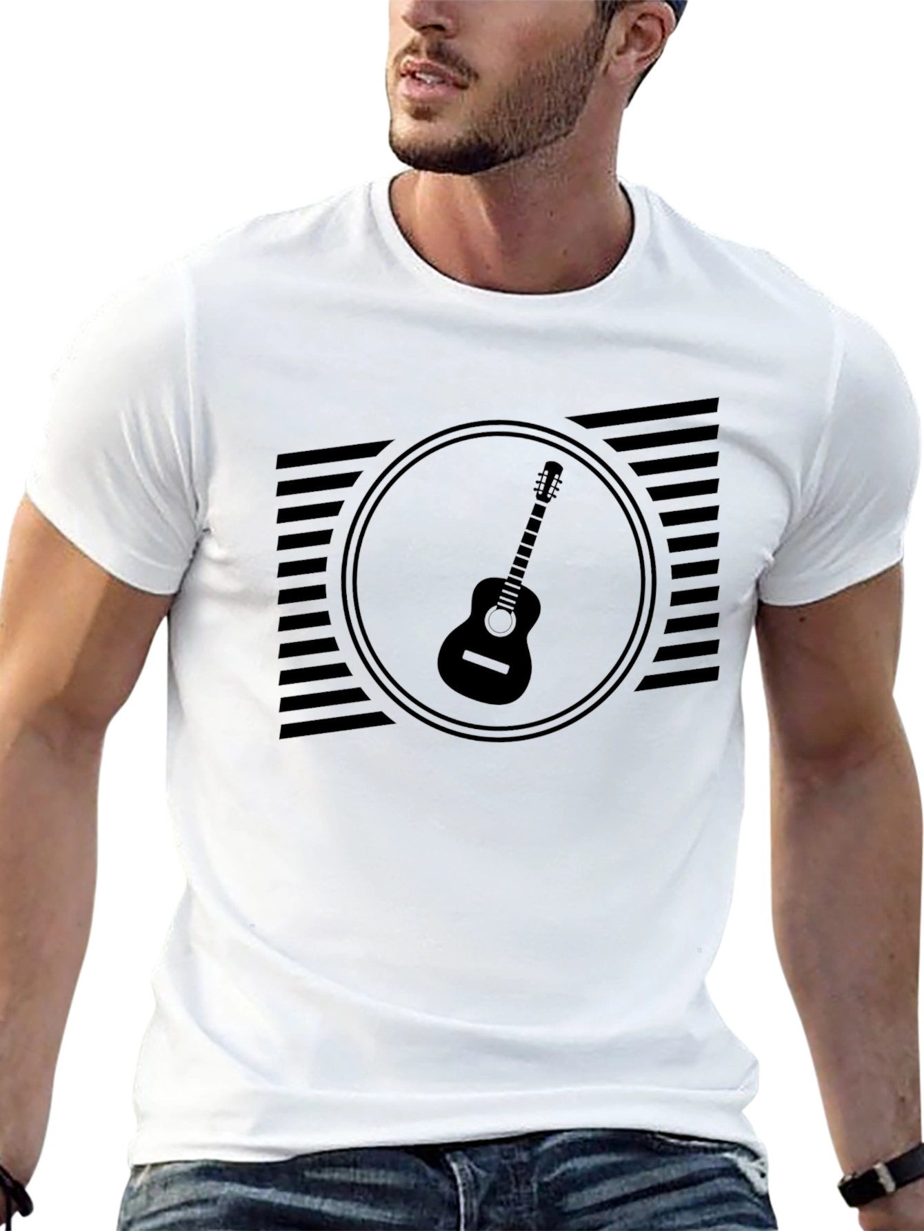 Guitar Graphic T-Shirt - Music Lover Tee