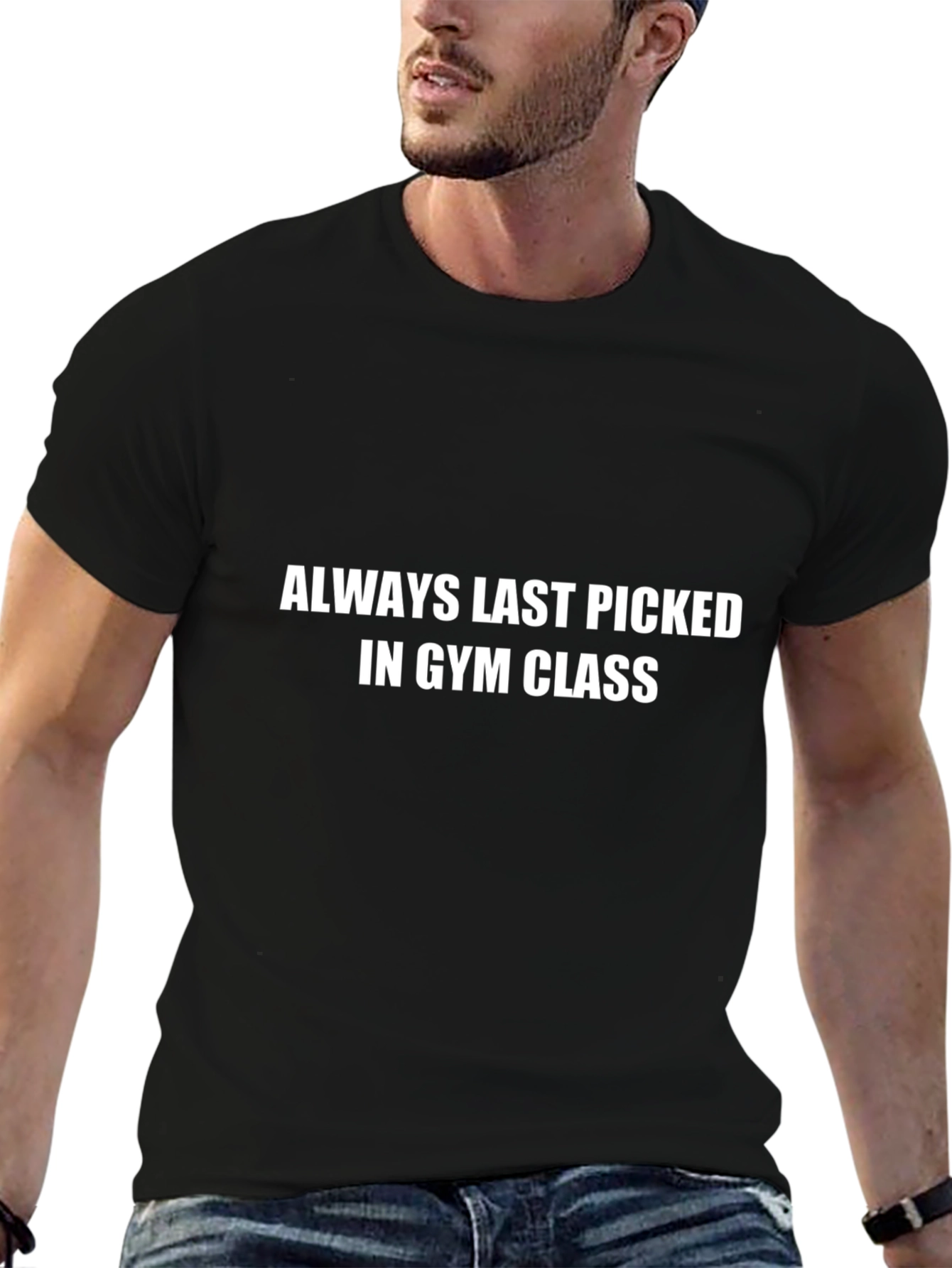 Gym Class Last Pick Black T-Shirt