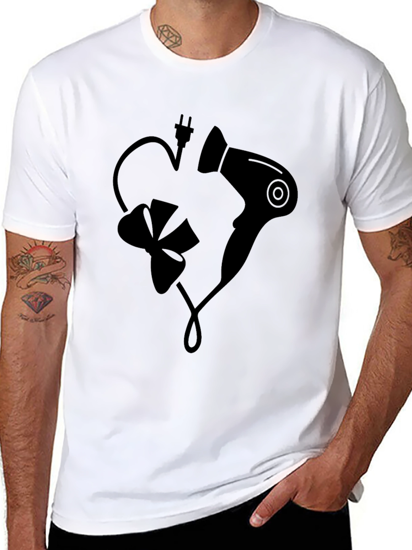 Hairdresser Gift Black Graphic T-Shirt