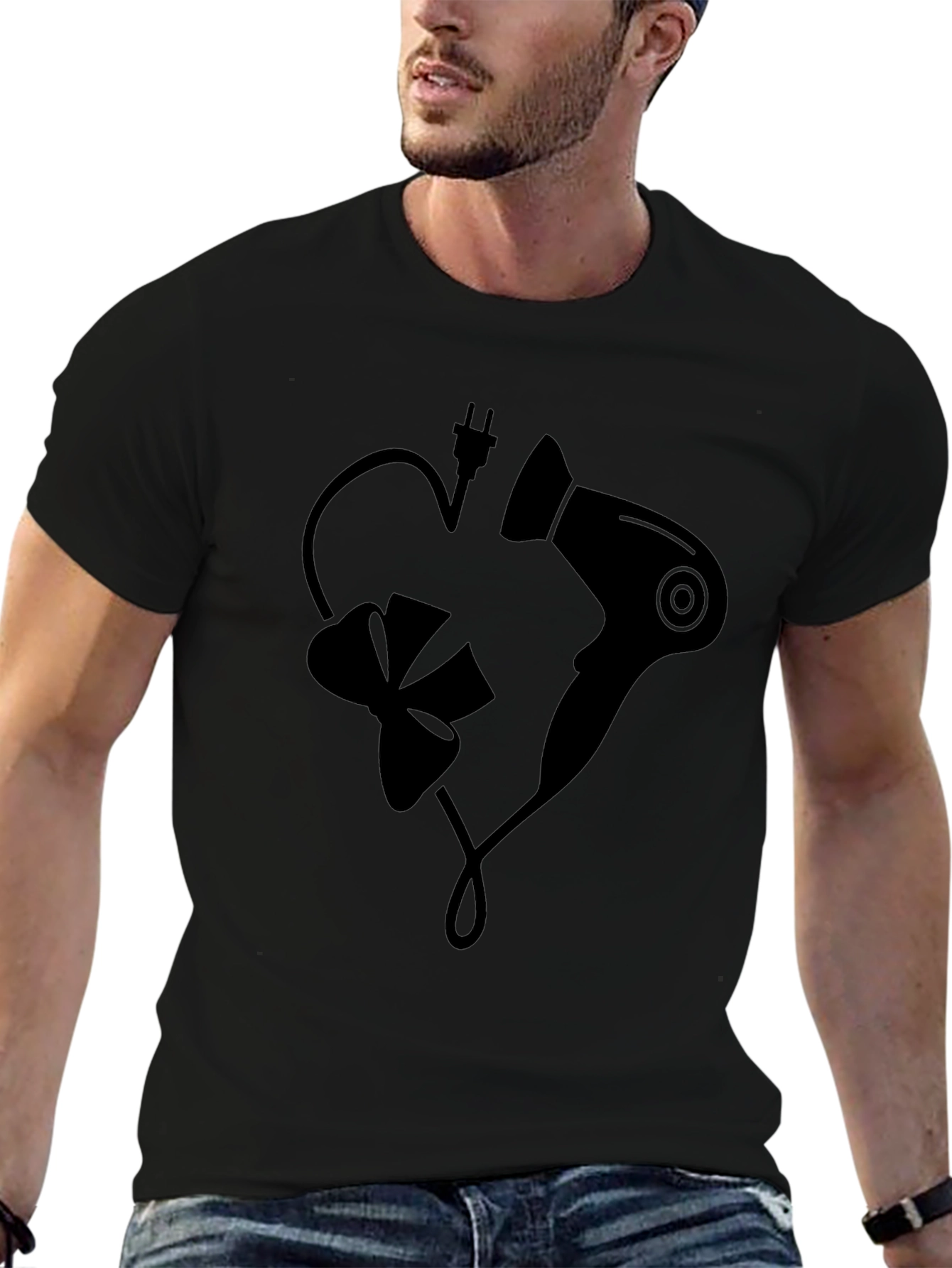 Hairdresser Gift Black Graphic T-Shirt