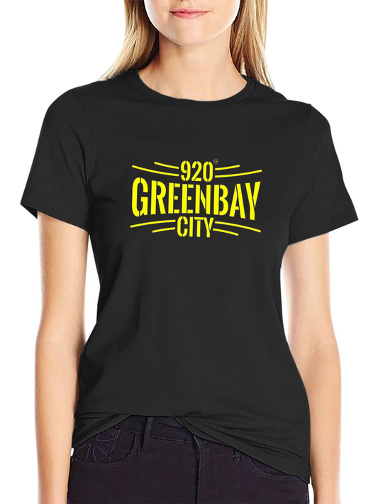 Green Bay City 920 Black T-Shirt