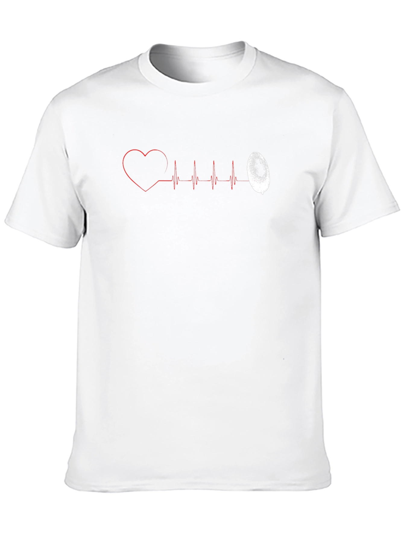 Heartbeat Balloon T-Shirt - Unique Graphic Tee