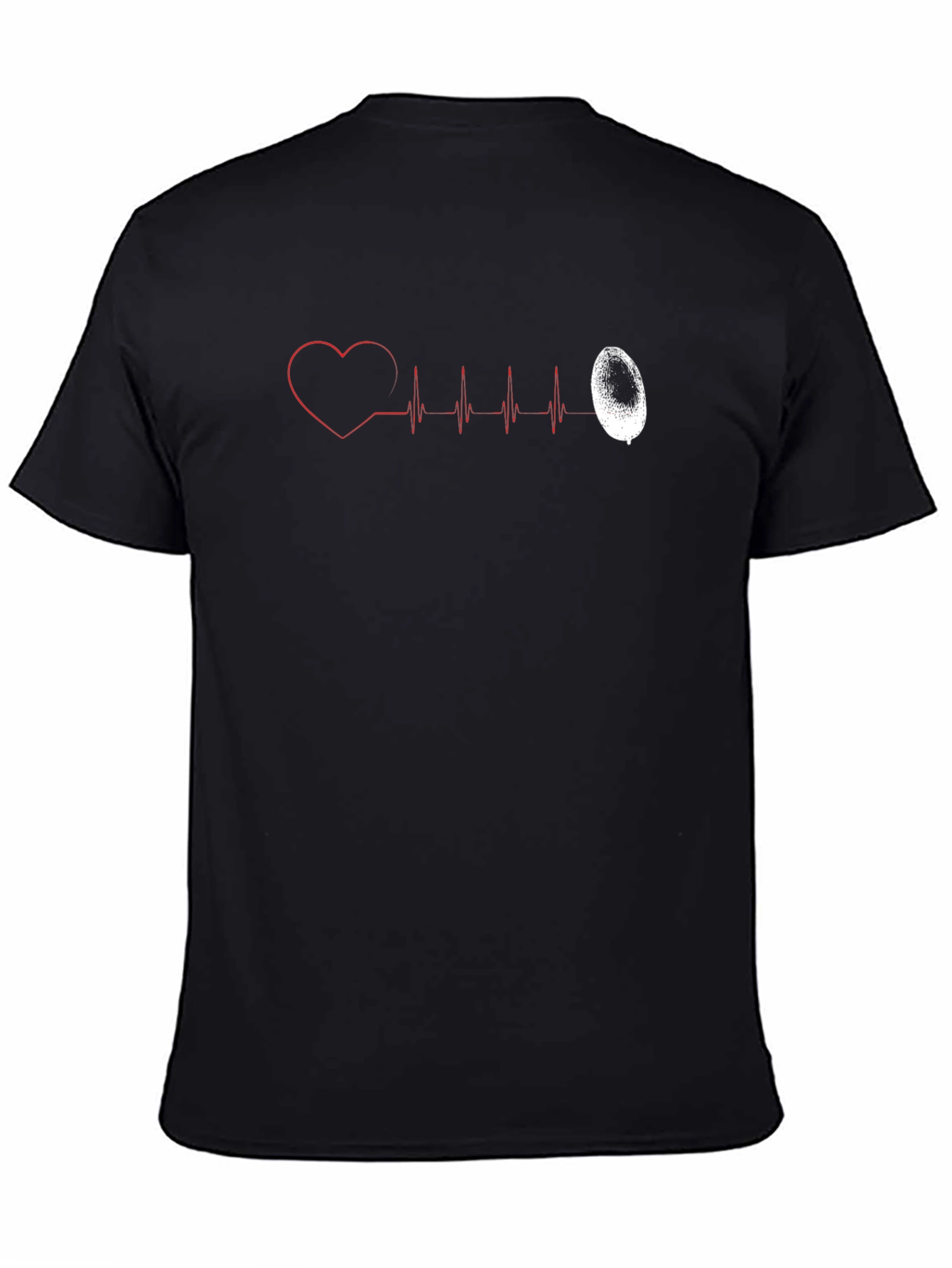 Heartbeat Balloon T-Shirt - Unique Graphic Tee