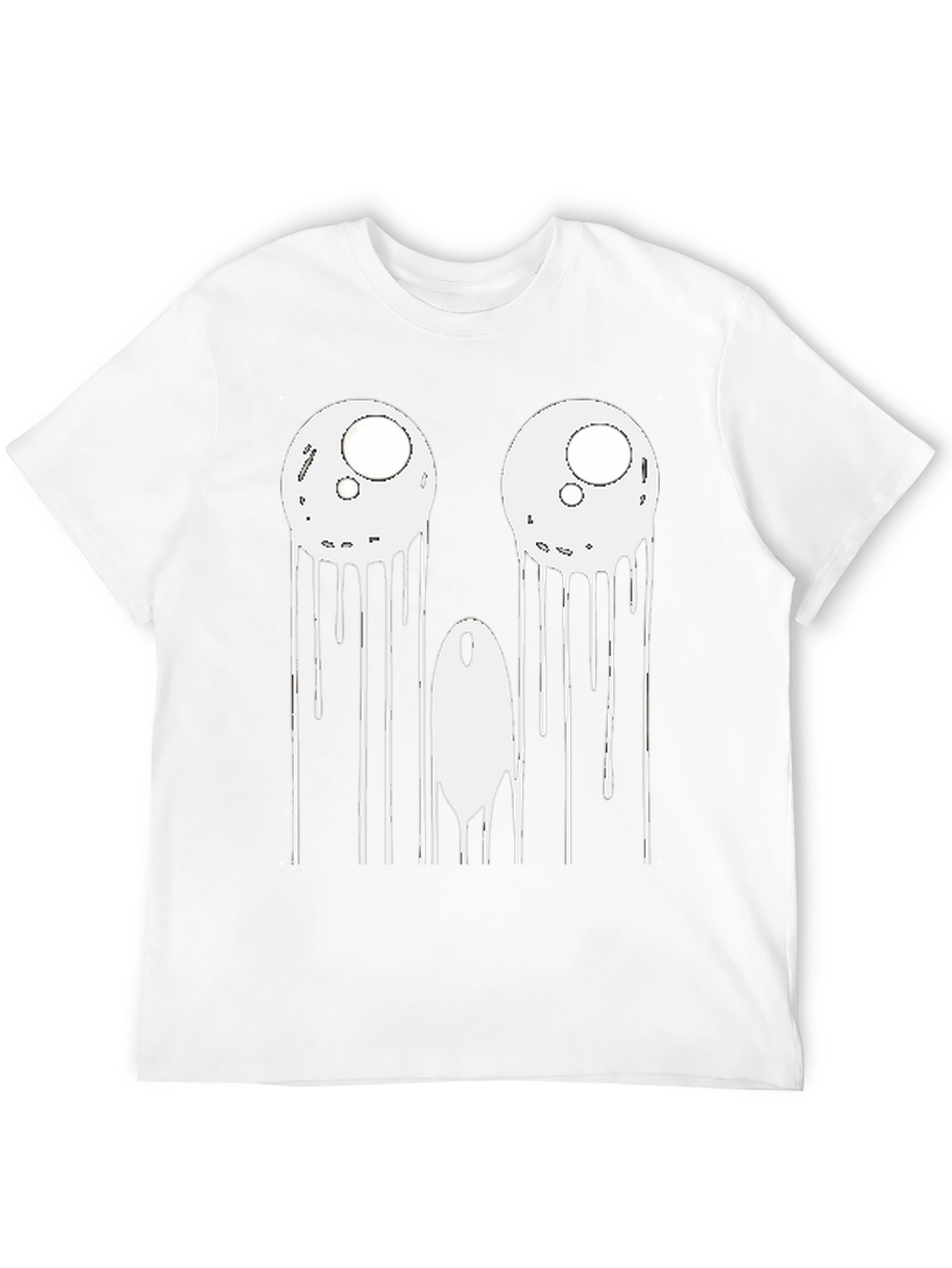 Ghostly Drip T-Shirt - Spooky Graphic Tee