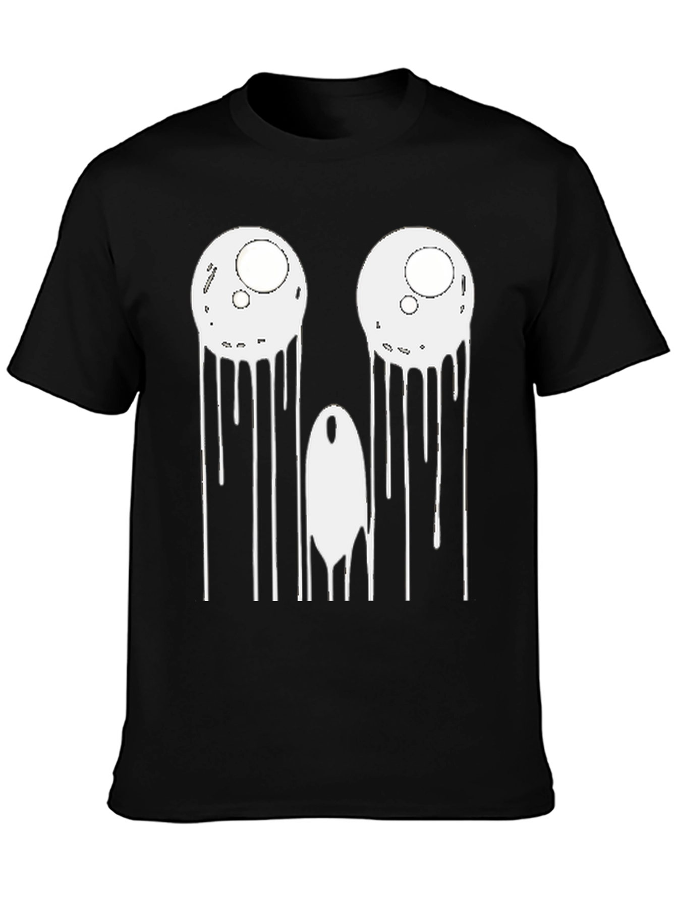 Ghostly Drip T-Shirt - Spooky Graphic Tee