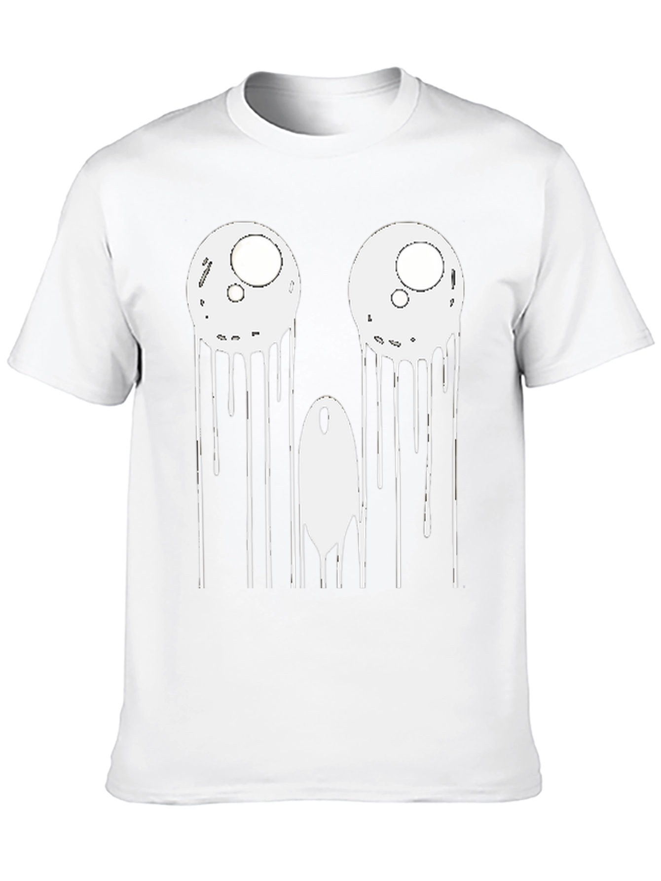 Ghostly Drip T-Shirt - Spooky Graphic Tee