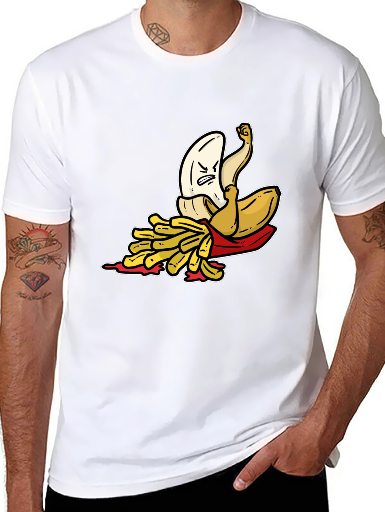 Banana Frenzy T-Shirt - Funny Food Pun Tee