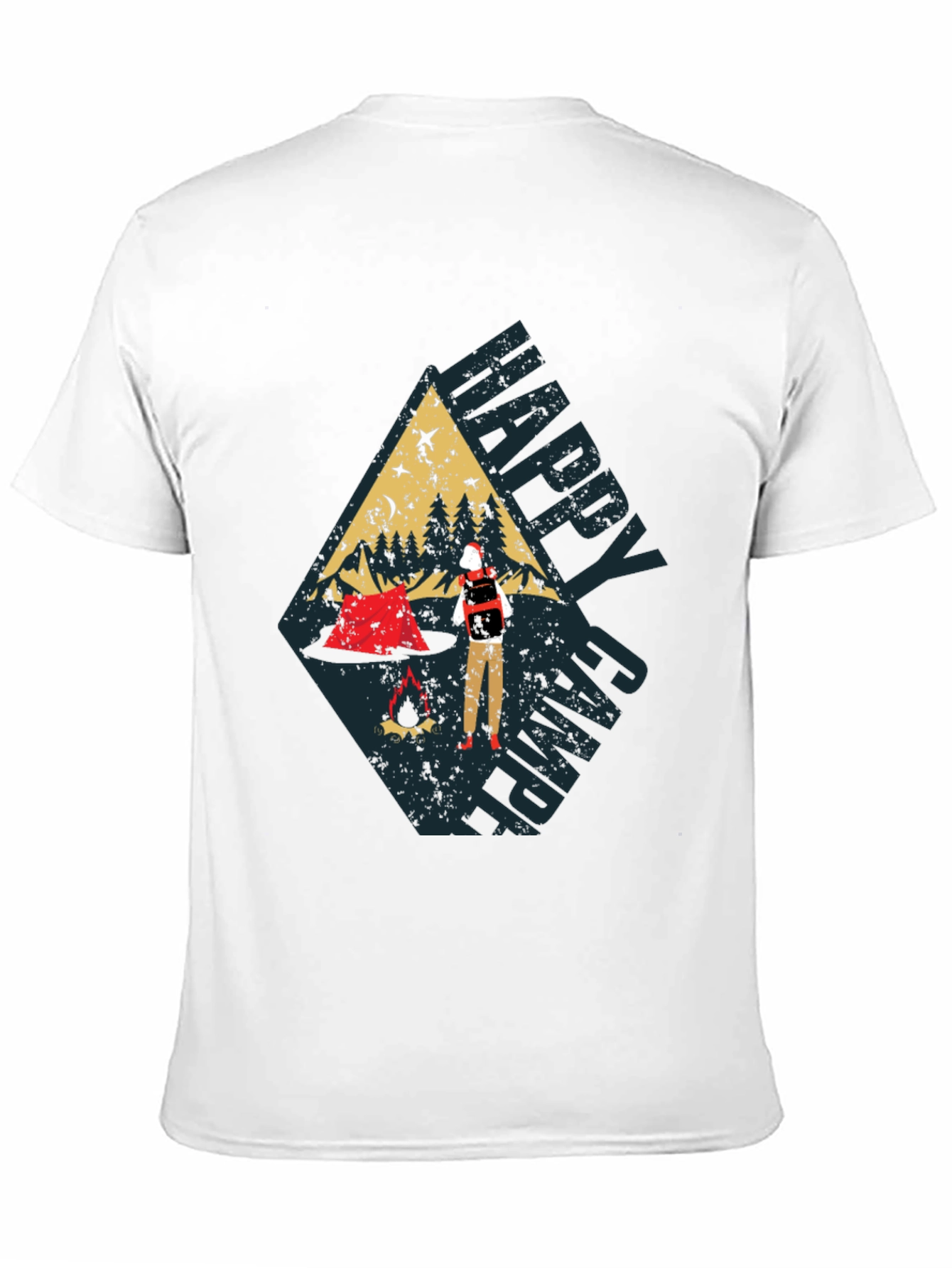 Happy Camper Graphic Tee - Adventure Awaits!
