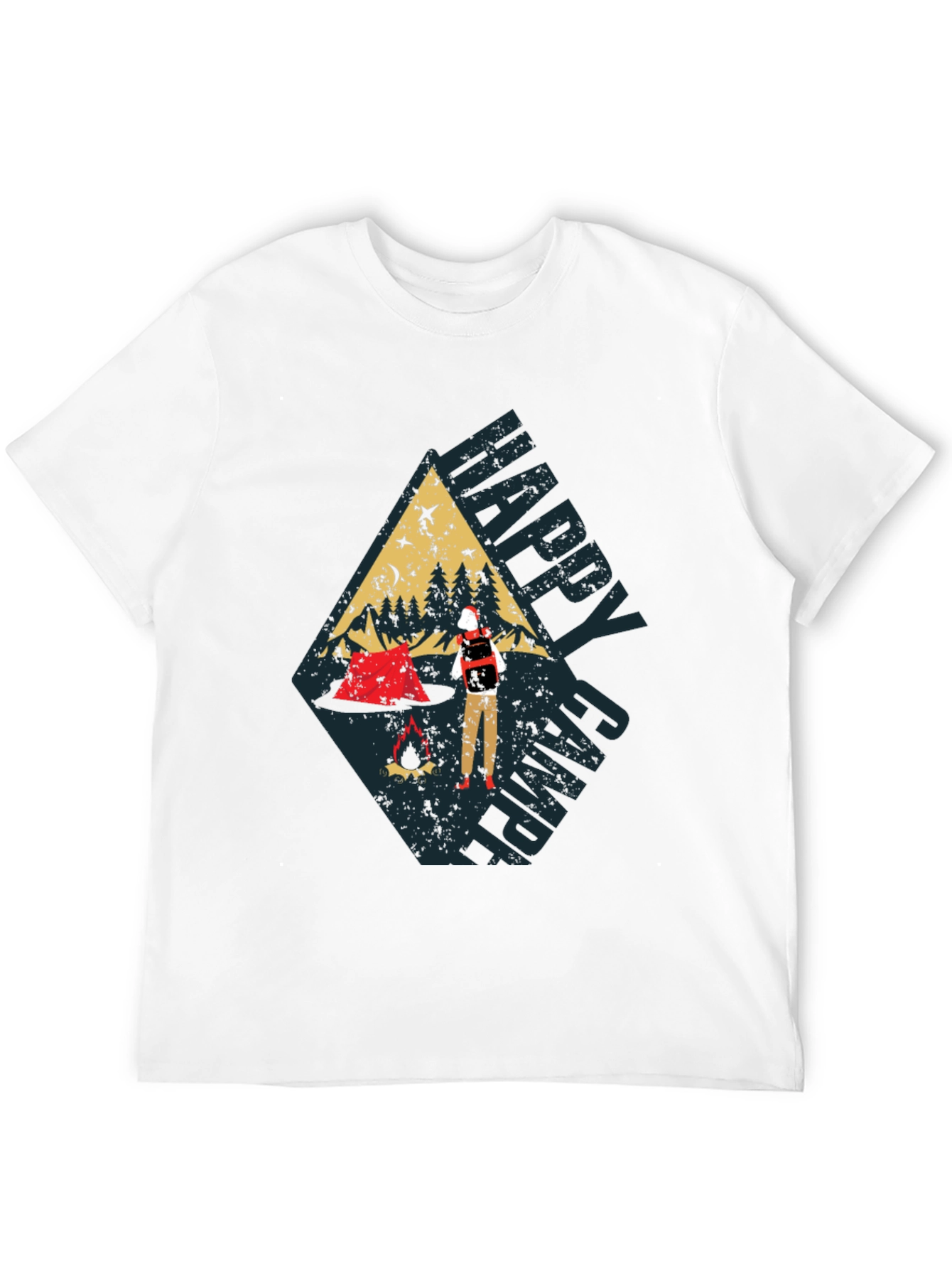 Happy Camper Graphic Tee - Adventure Awaits!