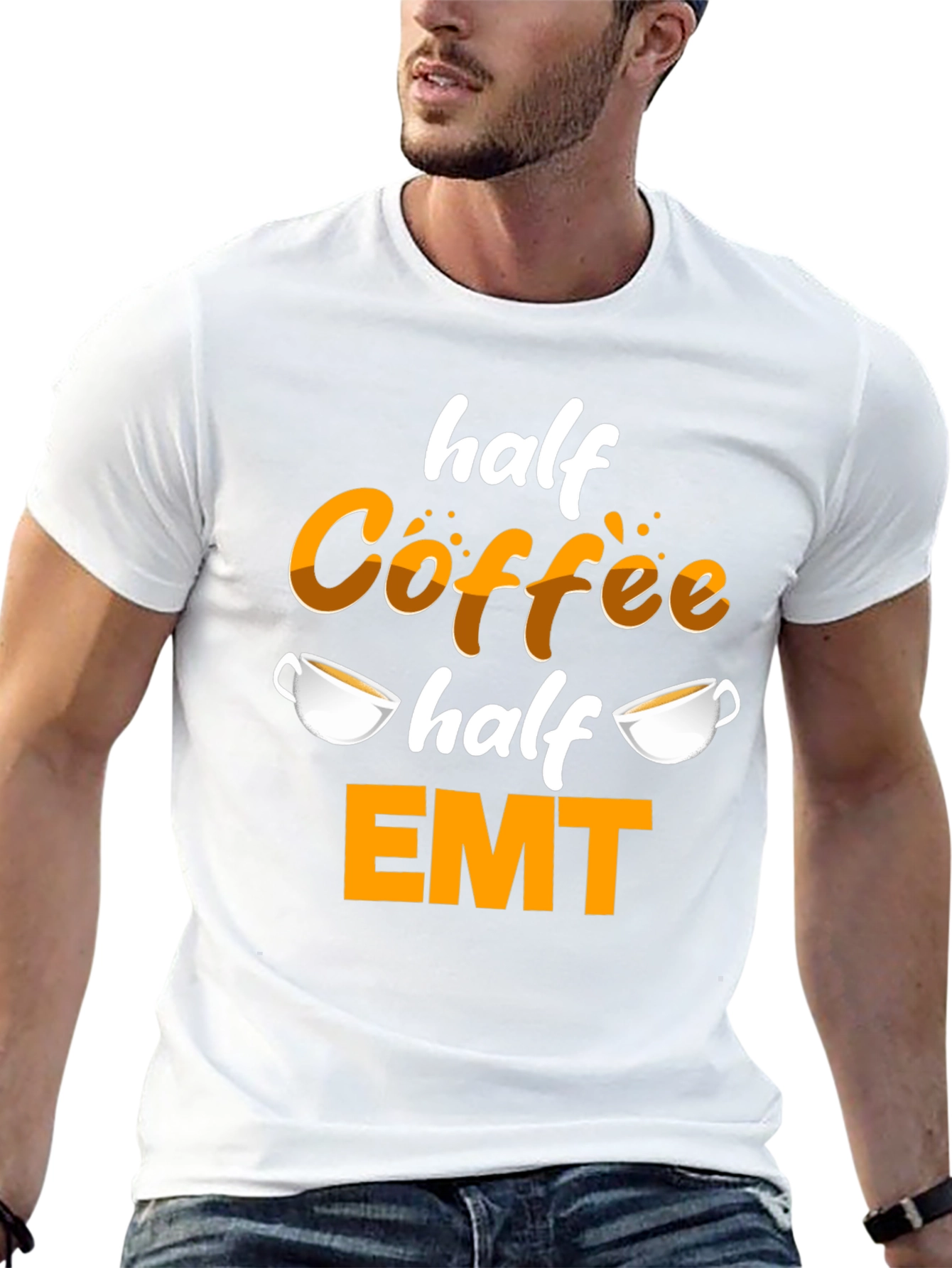 Half Coffee Half EMT T-Shirt