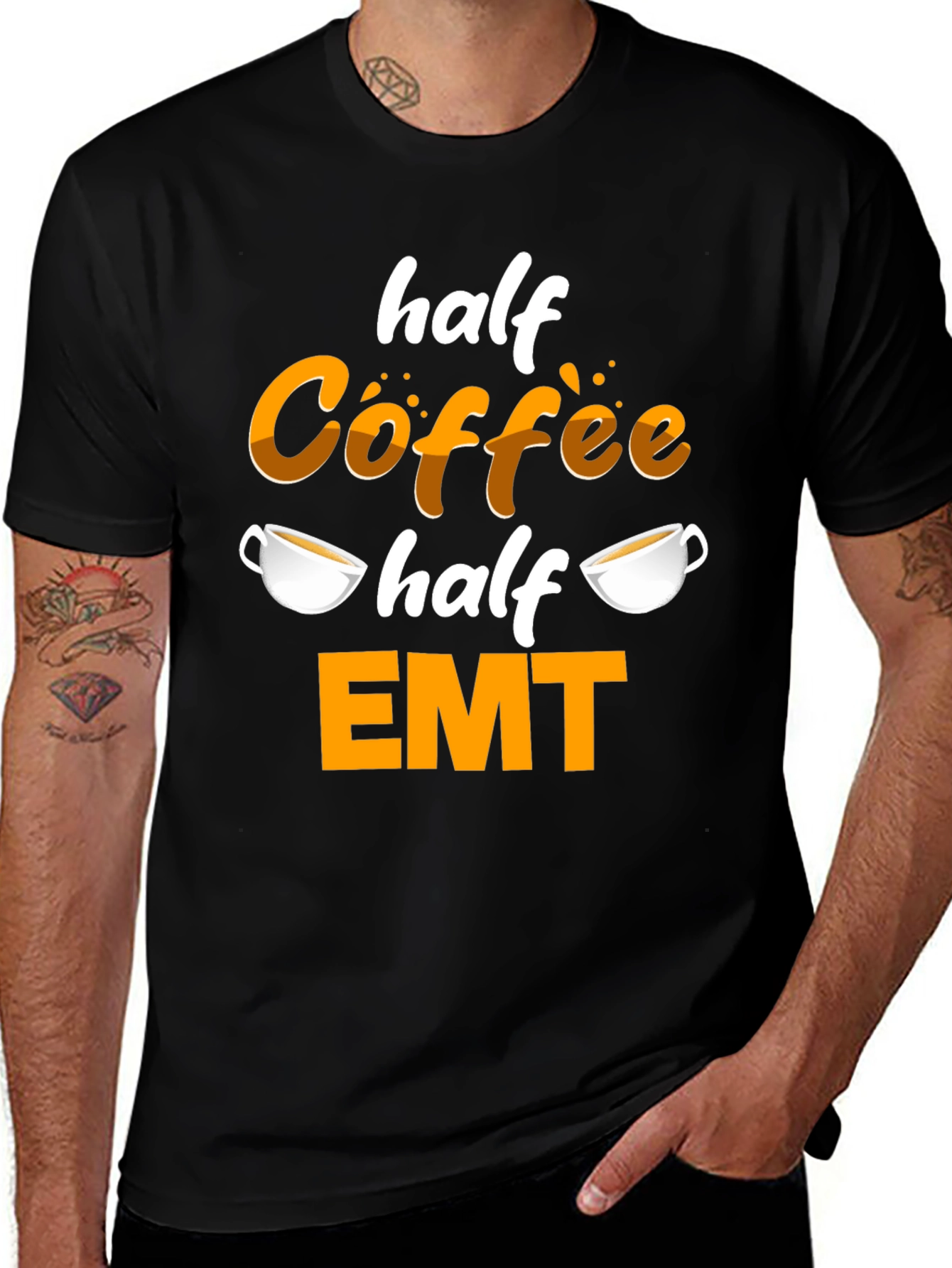 Half Coffee Half EMT T-Shirt