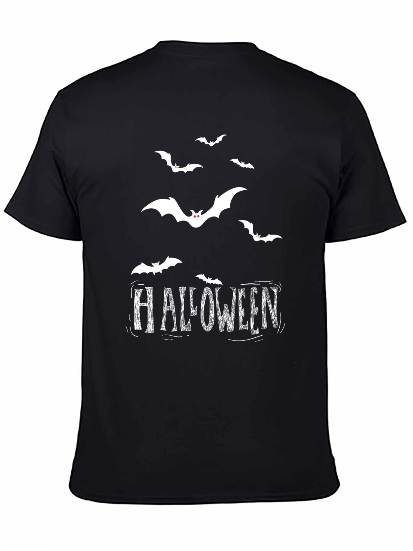 Halloween Bat Graphic T-Shirt