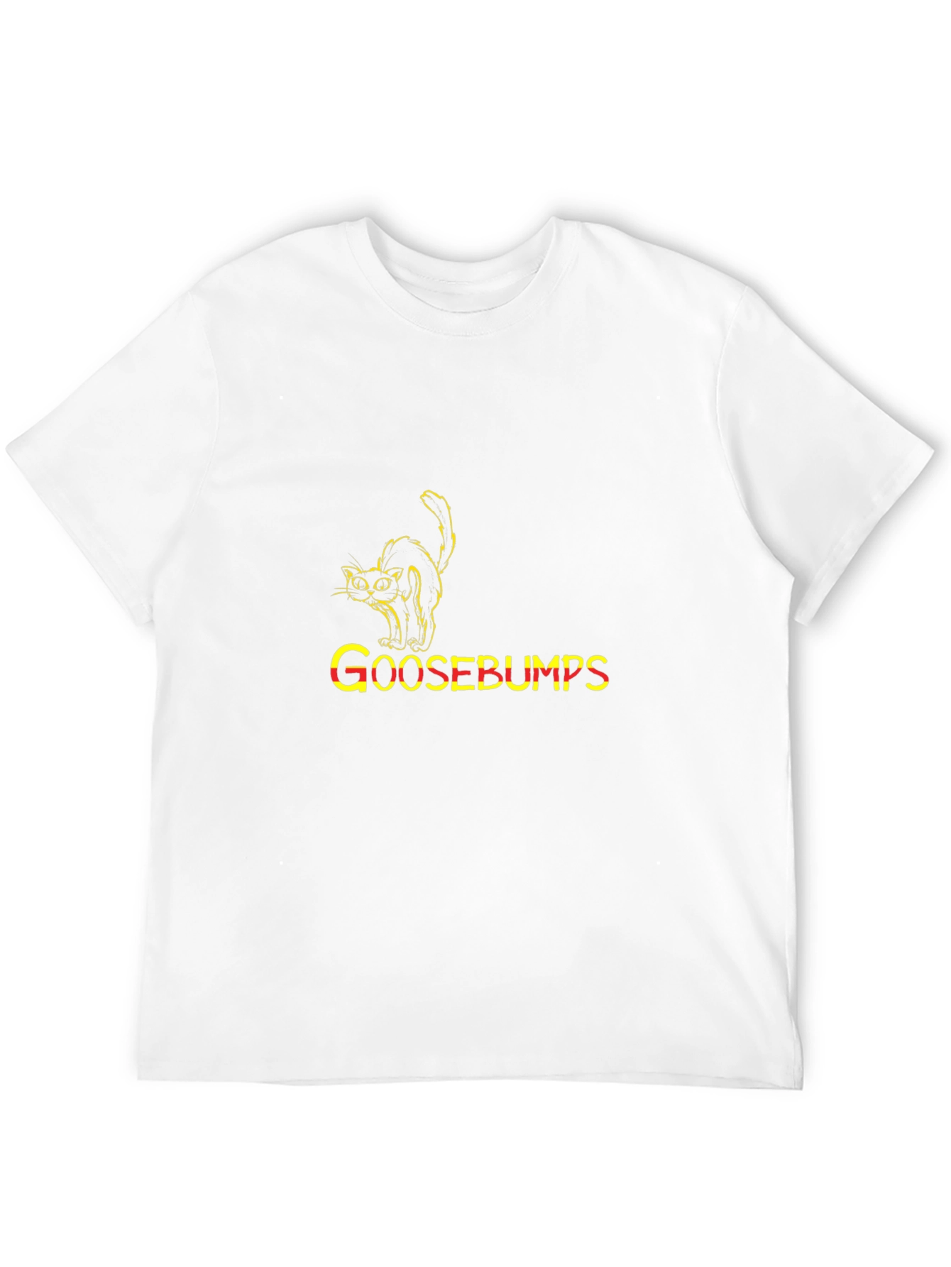 Goosebumps Cat Black T-Shirt