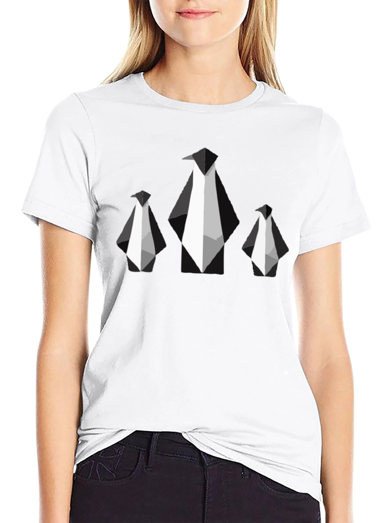 Geometric Tuxedo T-Shirt - Modern Formal Wear