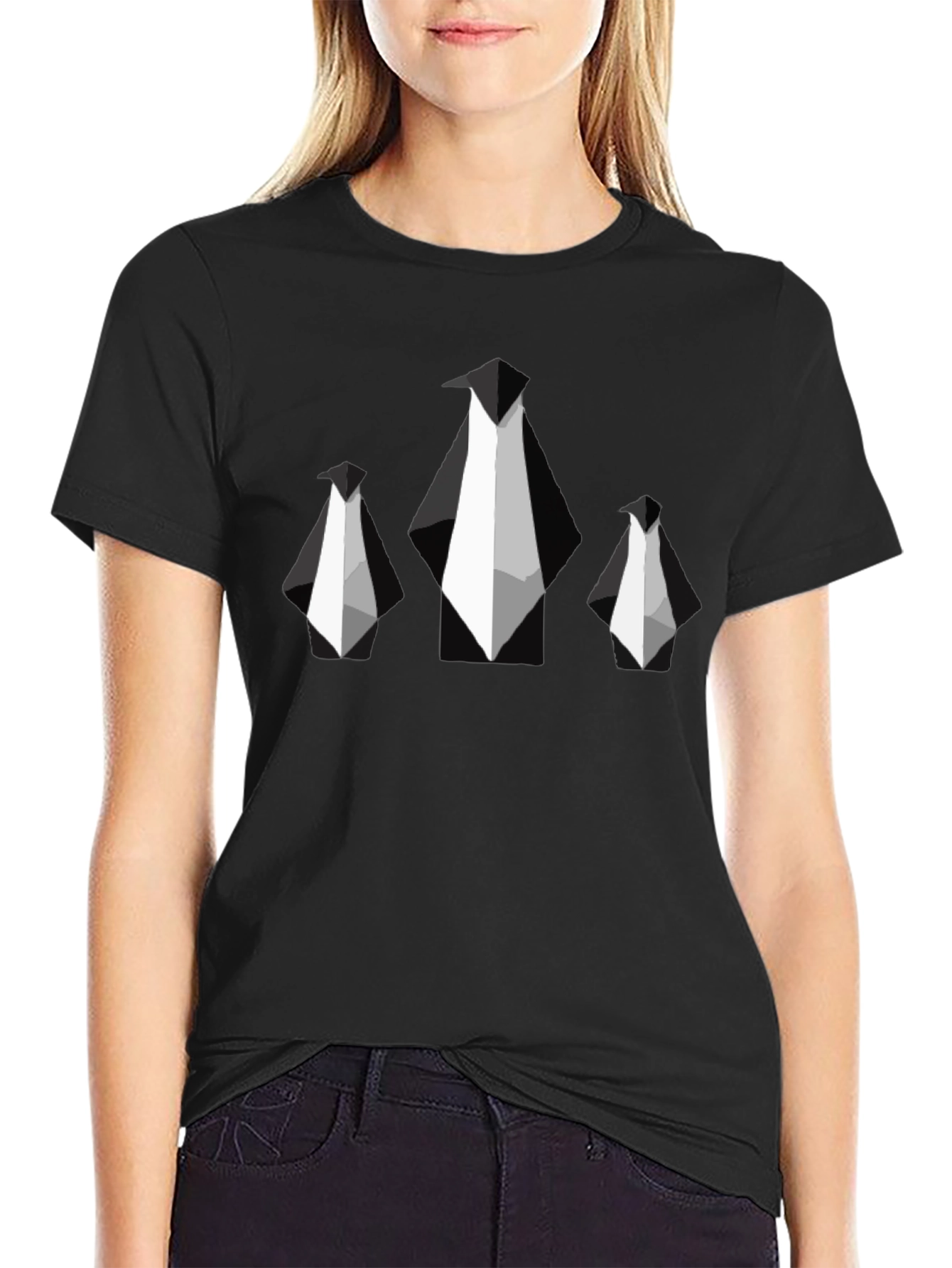 Geometric Tuxedo T-Shirt - Modern Formal Wear