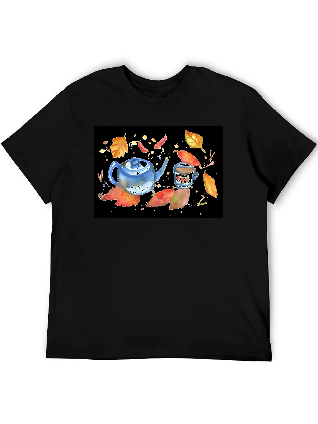 Autumn Tea Party T-Shirt - Cozy & Stylish Design