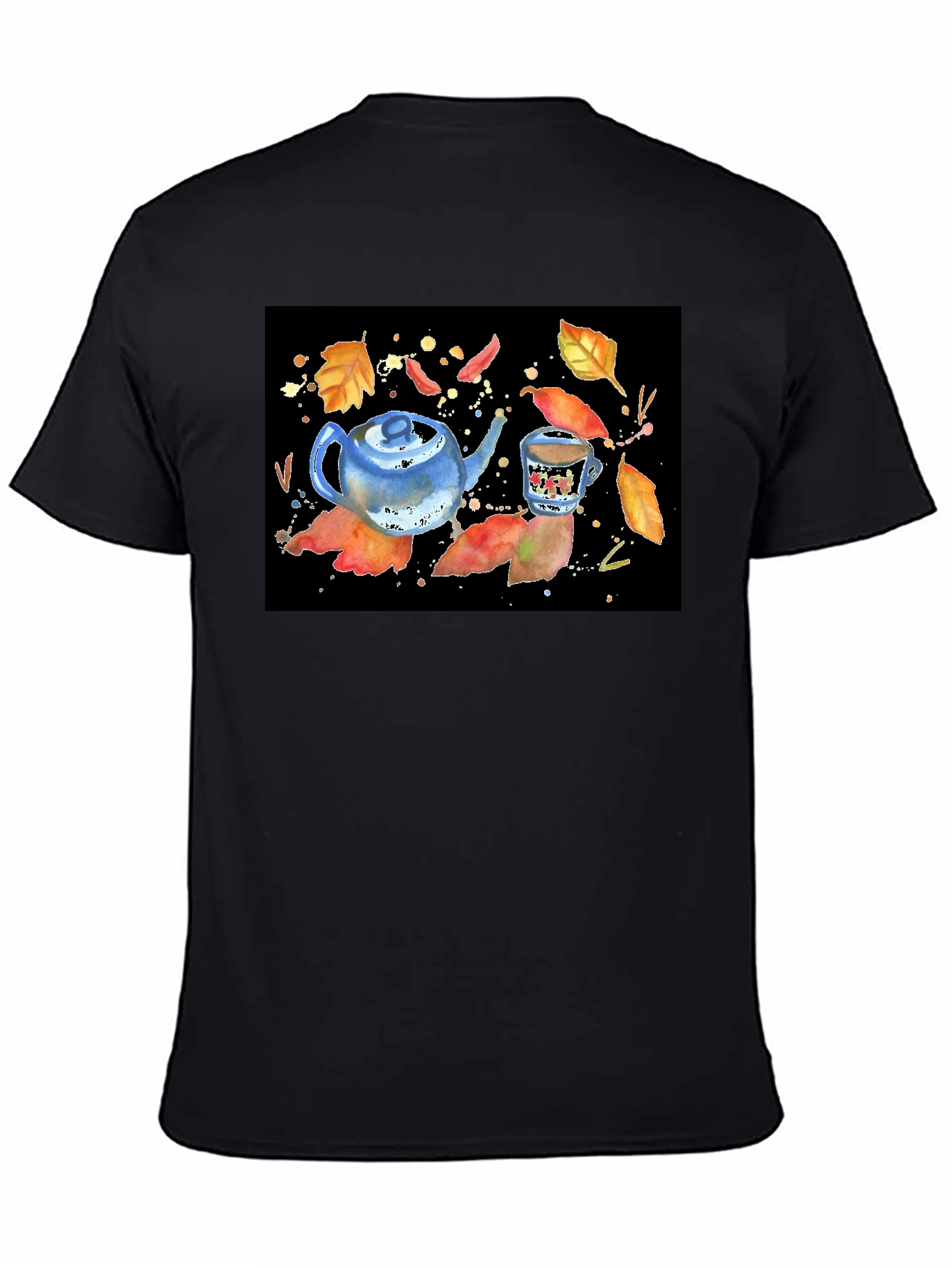 Autumn Tea Party T-Shirt - Cozy & Stylish Design
