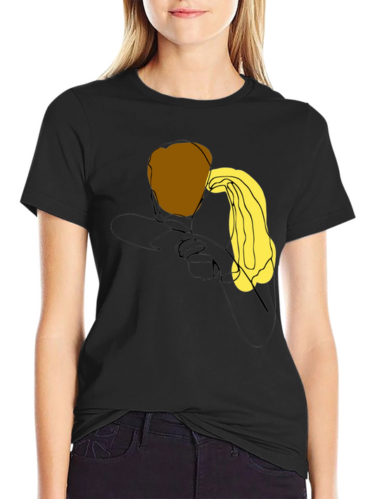 Abstract Figure Graphic Print T-Shirt