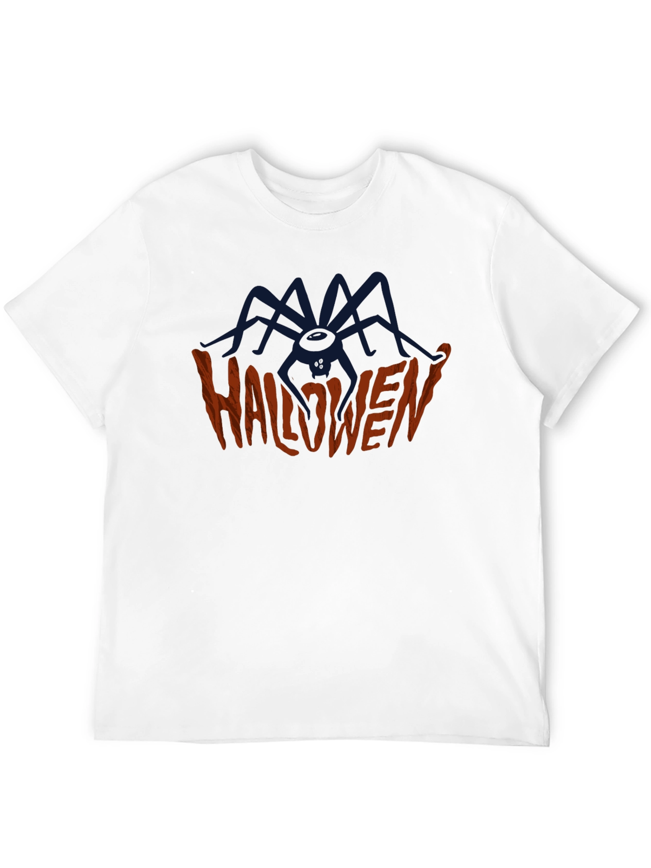 Halloween Spider Graphic Tee - Spooky Season Shirt
