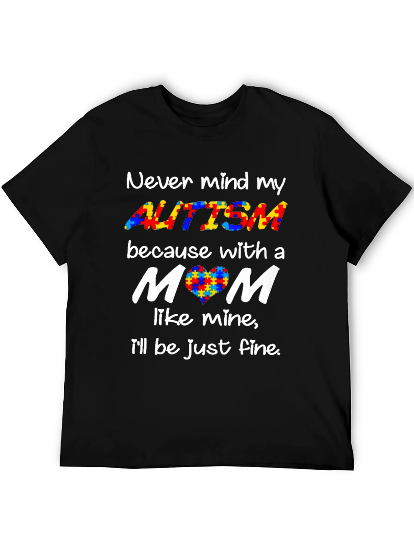 Autism Awareness Graphic T-Shirt - Mom Support
