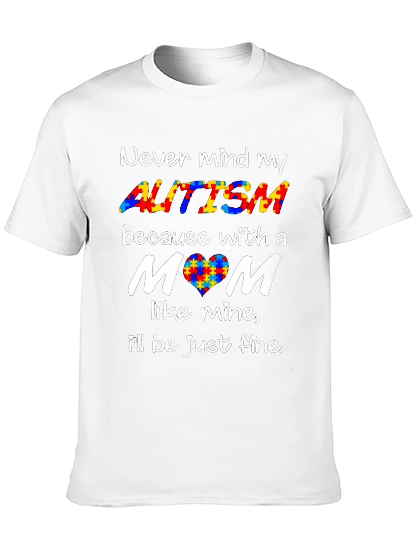 Autism Awareness Graphic T-Shirt - Mom Support