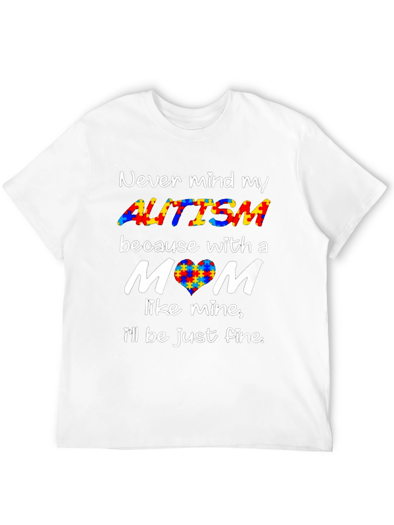 Autism Awareness Graphic T-Shirt - Mom Support