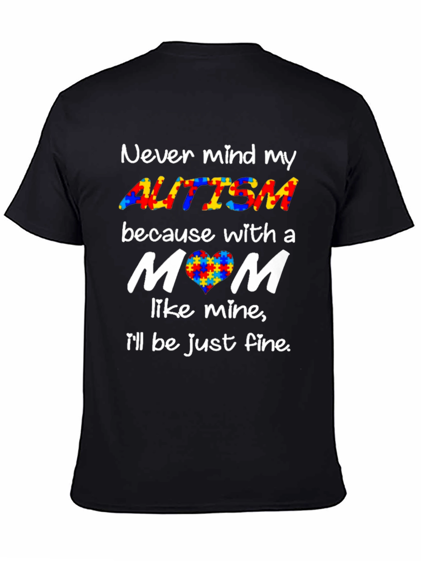 Autism Awareness Graphic T-Shirt - Mom Support