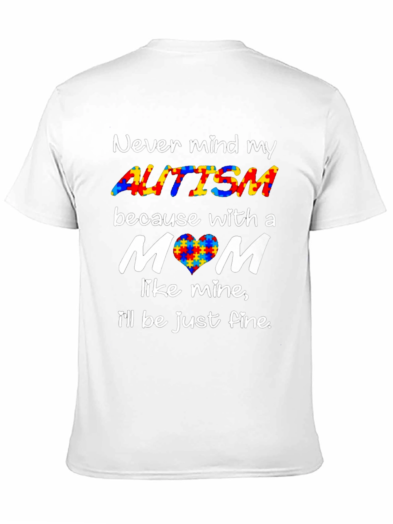 Autism Awareness Graphic T-Shirt - Mom Support