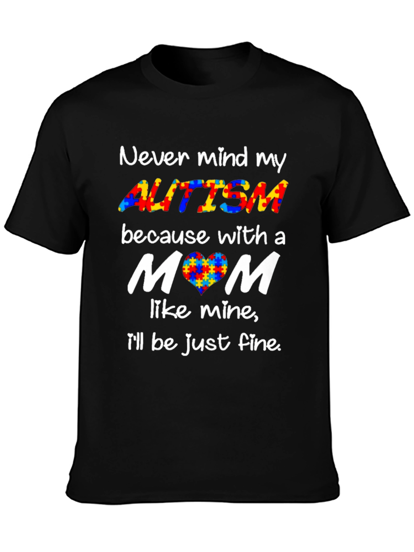 Autism Awareness Graphic T-Shirt - Mom Support