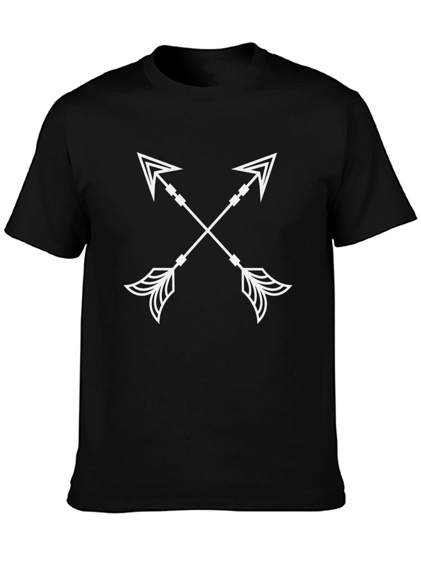 Arrow Graphic Print Crewneck T-Shirt