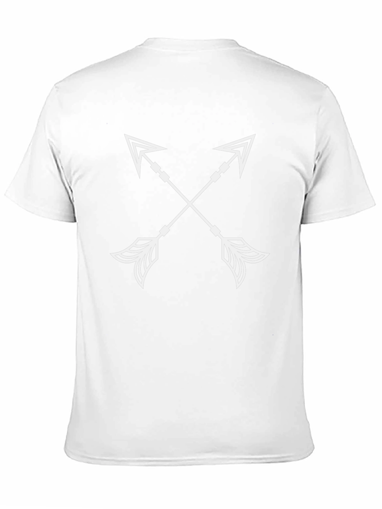 Arrow Graphic Print Crewneck T-Shirt