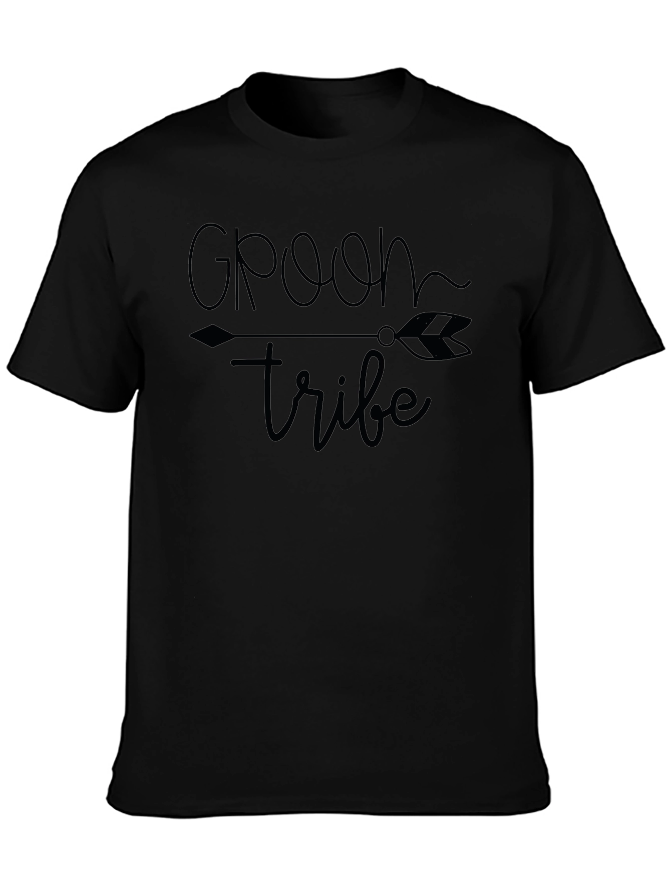 Groom Tribe Black Graphic Tee
